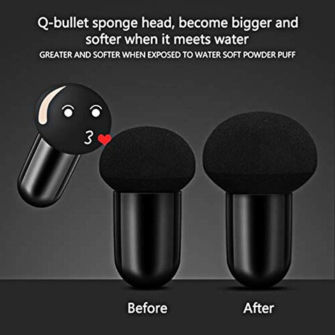 GL-Turelifes Mushroom Head Air Cushion Foundation CC Cream Water Feeling Flawless BB Cream Moisturizing Oil Control, Lightweight &amp; Smoothing Natural Concealer (BlanchedAlmond)