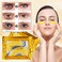 32 Pairs Lip Masks with Eye Mask, 24K Collagen Under Eye Patches for Dark Circles and Puffy Eyes, Reduce Lip Wrinkles, Anti Chapped &amp; Remove Lip Dead Skin, Nourishes the Lip &amp; Eye Skin (32)