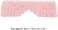 Rose Quartz Eye Mask with Cooling Jade, Reduce Puffiness, Hand Crafted for Facial Massage and Dark Circle (Crystal)