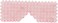 Rose Quartz Eye Mask with Cooling Jade, Reduce Puffiness, Hand Crafted for Facial Massage and Dark Circle (Crystal)