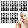 180pcs Face Pimple Patches, Acne Pimple Patch Cute Star Covers Heart Shaped Hydrocolloid Pad Sticky Spot Stickers Invisible Spot Absorbing Zit for Decoration Women Men (Black-180Pcs)