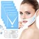 2024 New Bloskin Double Chin Mask Reusable,Bloskin Lifting Face Mask,V Line Lifting Mask for All Skin Types for Lifting and Firming the Face (5Pcs)