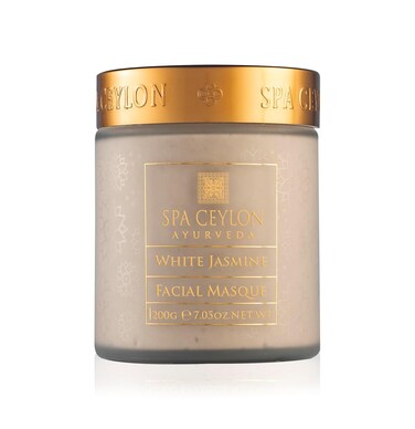 SPA CEYLON White Jasmine Facial Masque   lluminating Hydration   Natural Cleansing Face Mask   Suitable for Normal to Dry Skin