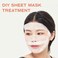 White Rabbit - NAKED COTTON Stripped - Customized Sheet Mask Treatments - Create Own Face Mask Soaked in Toner, Serum, Essence - 100% Cotton, Unbleached, Lint-Free - Natural &amp; Cruelty-Free - 180 Count