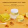 ANAI RUI Turmeric Vitamin C Clay Mask, Vitamin C Clay Facial Mask for Blackheads, Pores, Wrinkles, Fine Lines, Hydrating, Clarifying, Cleansing, 4.23 OZ
