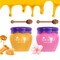 Sakura &amp; Honey Lip Mask with Stick, Day &amp; Night Repair Deep Moisture and Fade Lip Lines, Rich in Vitamin E &amp; Cherry Blossom Extract Beeswax Essence Natural Lip Enhancer Care Sleeping Lip Mask