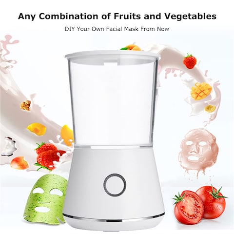 Face Mask Maker Mini Natural Mask Machine DIY Skin Food Sheet Mask Facial Treatment SPA Skin Care Product with Mask Molds &amp; 16 Collagen Pills