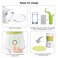 Face Mask Maker Mini Natural Mask Machine DIY Skin Food Sheet Mask Facial Treatment SPA Skin Care Product with Mask Molds &amp; 16 Collagen Pills