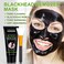 Blackhead Remover Mask, Charcoal Peel Off Face Mask, Purifying Peel Off Mask for Deep Cleansing Blackheads and Pores, Deep Cleansing Mask with Brush, 100g