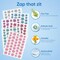 Pimple Patches for Face, Hydrocolloid Acne Patches, Sparkling Star Zit Covers, Colorful Spot Stickers with Tea Tree, Salicylic Acid &amp; Cica Oil  3 Sizes (10mm, 12mm &amp; 14mm)  240 Count