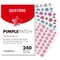 Pimple Patches for Face, Hydrocolloid Acne Patches, Sparkling Star Zit Covers, Colorful Spot Stickers with Tea Tree, Salicylic Acid &amp; Cica Oil  3 Sizes (10mm, 12mm &amp; 14mm)  240 Count
