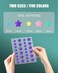 Star Acne Pimple Patch 140 Counts, Hydrocolloid Acne Patches for Face, Purple, Blue, Green, Pink and Yellow