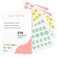 QIAOMU anti-acne patch can cover facial blemishes, suitable for facial spots and acne marks, 6 patterns of star patches 216 pieces