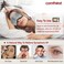 Warm Compress for Eyes, Lavender Moist Heat Eye Mask for Stye Puffy Eye Hot Compress, Flaxseed Microwave 3D Contour Heated Weighted Eye Mask for Sleeping