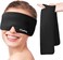 Cooling Eye Mask, Cold Eye Mask for Puffiness, Reusable Ice Eye Mask for Dark Circles and Puffy Eyes, Relieve Your Migraines and Headaches with Gel Eye Mask Therapy, Long-Lasting Comfort, Black