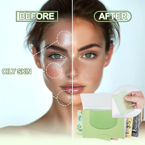 Oil Blotting Sheets for Face - MAQIHAN 5 Scents,750 Counts Oil Absorbing Sheets Blotting Paper for Oily Control Skin Paper,Must Have Face Oil Sheets Premium Bamboo Charcoal Blotter Paper for Women