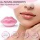 20pcs Moisturizing Lip Mask, Sleep Mask Reduces Lip Lines, Restores Moisture, Nourishes Lip Skin, Plumping Lips Mask (Pink)