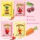 evpct 12 Pack Fruit Kids Facial Face Masks Skincare Kit Gift for Women Teens Kids Girls Spa, Delightful Kid Sheet Face Masks Facemask Spa Day Birthday Sleepover Party Supplies kit for Teen Girls, 02