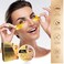 24K GOLD Eye Mask - 60 Pcs Collagen Under Eye Mask,Puffy Eyes and Dark Circles Treatments, Reduce Wrinkles and Fine Lines Undereye (Gold, 1)