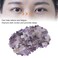 Jade Eye Mask, Amethyst Eye Pack Wrinkles Swelling Elimination Dark Circles Fading Jadestone Eye Massager Eye Pad Eye Shape Eye Covers for Men Women Soothing Eye Patch Reducing Facial Edema Stone