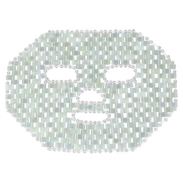FRCOLOR Jade Facial Mask Natural Jade Stone Anti-Aging Facial Sleeping Eye Mask Beauty Skincare Massage Tool for Dark Circles &amp; Puffiness, Facial Massage Tool