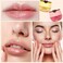 Deepmind 2 PCS Bee Lip Balm Lip Mask Honey Pot, Honey &amp; Strawberry Lip Mask Propolis Moisturizing Lip Balm with Stick - Hydrating Prevention Dry and Cracked Lip Scrubs Exfoliato Lip Wrinkle Care
