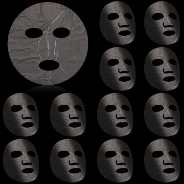 200 Sheets Facial Plastic Mask Disposable Facial Sheet Mask Transparent Face Masks Skincare Preservative DIY Clear Spa Thin Plastic Wrap Moisture Retention