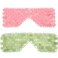 Hicarer 2 Pcs Jade Eye Mask Rose Green Jade Stone Eye Mask Facial Cooling Mask for Alleviate Puffiness Massage Relax Wrinkles Relieve Migraine Meditation Beauty