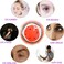 Reusable Gel Eye Ice Pack, Round Eye Cold Pads, Cooling Eye Masks for Eye Strain, Eye Swelling, Eye Redness, Puffy Eyes, Dark Circles, Smooth Fine Lines, and Eye Recover Surgery (Watermelon ＆ 4PCS)