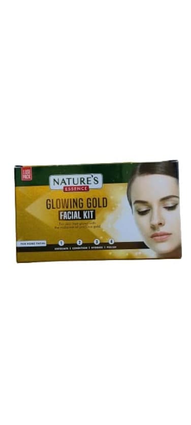 Gold Facial Kit Herbal Indian Herbal Products Skincare Single Use Facial Kit Small Pack