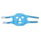 Hot and Cold Gel Bead Full Facial Mask Gel Face Mask Stress Relief Ice Face Mask for Sleeping (Dark Blue)