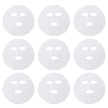 FRCOLOR 100 pcs Facial Plastic Mask Sheet Skin Care Dry Mask Paper Sheet DIY Cosmetic Face Skin Care Mask for Home Travel