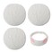 AMUYUKEJI【3 pack Reusable Face Towel Mask and【1 pack 】 hair band, Comfortable snowflake cotton, For warming the face before applying a mask to open the pores and increase blood circulation