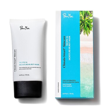 Pour Moi Tropical Moisture Burst Mask &ndash; Climate-Smart Hydrating Facial Treatment for Hot, Humid Conditions   Eases Skin Adaptation &amp; Promotes Clear, Youthful Glow