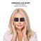 Jade Stone Eye Patch,Jadestone Quartz Eye Mask, Small Cooling Jade Eye Pad Crystal Stone Eye Mask for Facial, Cooling and Relieving Jade Sleep Mask