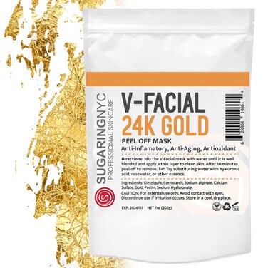 Sugaring NYC Vajacial Mask 24K Gold with Gold Micro Elements V-Facial 7oz 200g