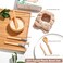 JPNK New Facial Mask Bowl Set, New DIY 6Pack DIY Clay Mask Mixing Kit (Brown)
