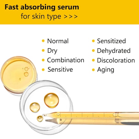 Vitamin CE Ferulic Acid Serum 20% Vitamin C Serum + Vitamin E &amp; Hyaluronic Acid - Skin Moisturizer Face Dark Spot Corrector and Anti Aging 30ml / 1 fl.oz