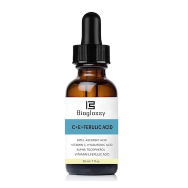 Vitamin CE Ferulic Acid Serum 20% Vitamin C Serum + Vitamin E &amp; Hyaluronic Acid - Skin Moisturizer Face Dark Spot Corrector and Anti Aging 30ml / 1 fl.oz