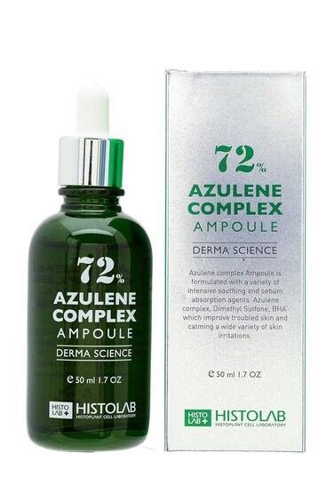 72% Azulene Complex Korean Beauty Facial Serum &ndash; Soothing &amp; Sebum Control Ampoule for Acne &amp; Oily Skin &ndash; Reduces Redness, Swelling &amp; Irritations &ndash; Infused with Tea Tree Oil