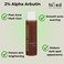 Alpha Arbutin Serum Toner 4oz with 2% Alpha Arbutin, Hyaluronic Acid, Niacinamide, and Green Tea   Super GreenT HydraBright Facial Toner, Improve Melasma, Dark Spots, Acne Scars and Hyperpigmentation