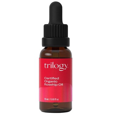 Trilogy Certified Organic Rosehip Oil, Intensive Nourishment, Improves Appearance of Scars, Stretch Marks, Fine Lines, &amp; Wrinkles, 0.68 fl oz