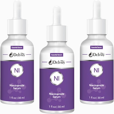 3 Pack Niacinamide Serum with Ceramide for Face Moisturizing Inhibits Melanin &amp; Restore Skin Natural, Anti-Aging and Shrinks Pores (1Fl.Oz / 30ml)