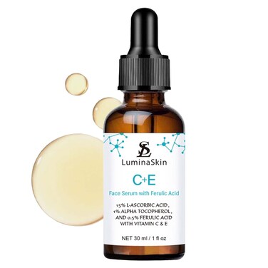 Vitamin C Serum - Vit CE Serum with Ferulic Acid - Dark Spot Remover for Face, Even Skin Tone, Fine Lines &amp; Wrinkles, Anti Aging Facial Serum 1 Fl Oz