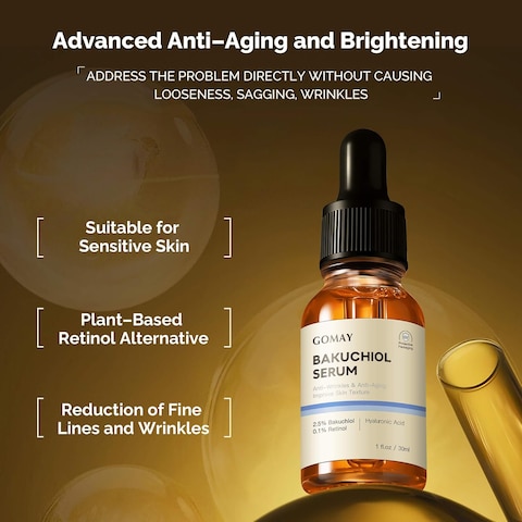 Bakuchiol Complex - Retinol Alternative &amp; Skin Hydration, 1 Fl.Oz