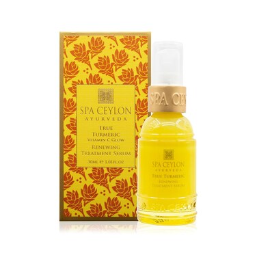 SPA CEYLON True Turmeric Vitamin C Glow Renewing Treatment Serum   Overnight Repair Treatment   Natural   Acne Treatment   Best for Normal to Dull Pigmented Skin