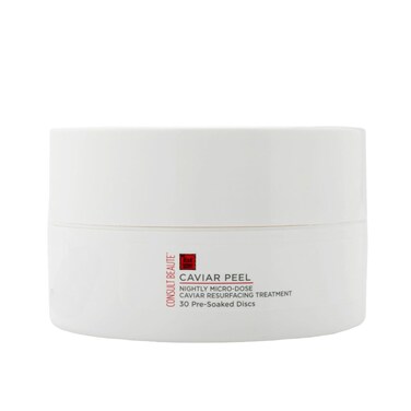 Consult Beaute Caviar Peel - Nightly Micro-Dose Skin Resurfacing Treatment - Exfoliator for Face - Phytic Acid - Salicylic Acid - Blackheads - Fine Lines - Large Pores - Pre-Soaked Discs 30 Count