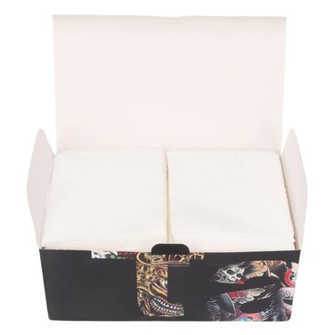 100pcs Wipe Paper Disposable Cotton, Strong Water Absorption, Cleansing Towel Tissue, Soft Skin Friendly for Tattoo, Makeup Removal Face Washing