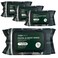 TADA Men - Face Wipes for Men &amp; Body Wipes for Adults No Rinse, Face Cleansing Wipes &amp; Body Cleansing Wipes for Adults Bulk Gym, Running, &amp;Outdoor Activities - Green tea &amp; Hyaluronic (4PK Green tea)