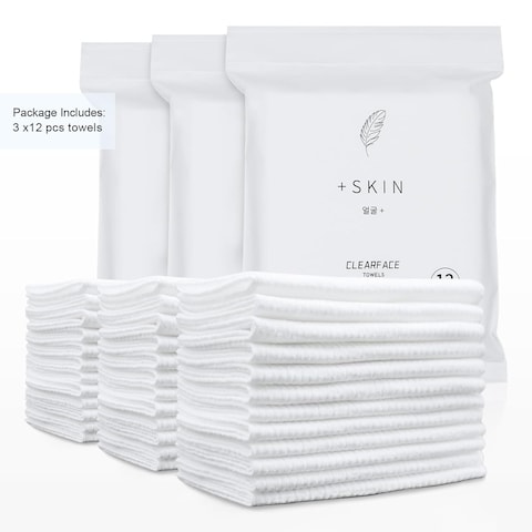 ClearFace Sensitive Skin Face Towels &ndash; Biobased Makeup Remover and Dry Wipes, Compact Travel Pack
